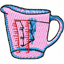 Kitchen And Tools Equipment Embroidery Design 5